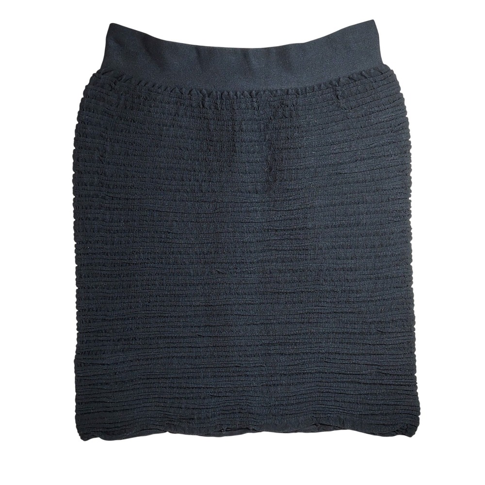 Black‎ Textured Ruched Mini Skirt Women grunge 90s bodycon Y2k